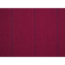 Load image into Gallery viewer, Close-up of maroon fabric with black lines on a white background