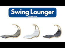Load and play video in Gallery viewer, Swing Lounger - Creme