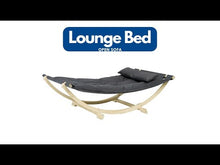 Load and play video in Gallery viewer, Lounge Bed - Anthracite