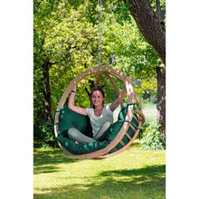 Load image into Gallery viewer, Amazonas Hammock Chair Globo Single Green Hanging Chair - (Weatherproof)