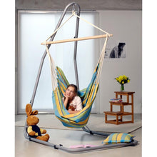 Load image into Gallery viewer, Brasil Hanging Chair Wooden Stand Set
