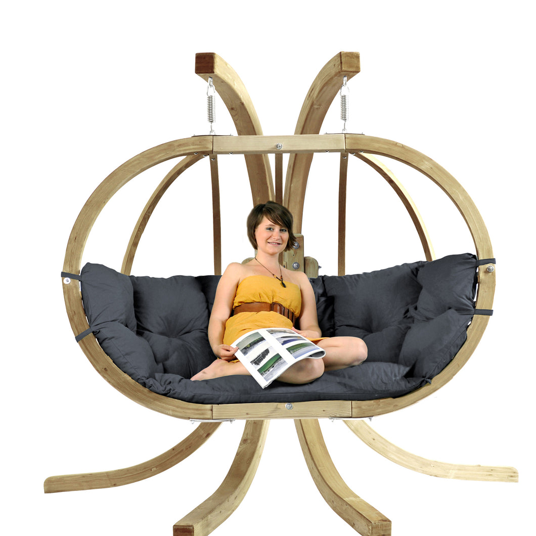 Globo Royal Double Seater Hanging Chair Complete Set