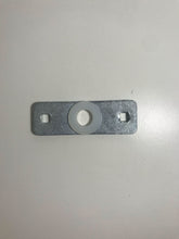 Load image into Gallery viewer, Metal bracket with a central circular hole on a light grey background
