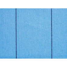 Load image into Gallery viewer, Close-up of blue fabric with a subtle pattern
