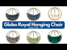 Load and play video in Gallery viewer, Globo Single Verde Hanging Chair - (Weatherproof)

