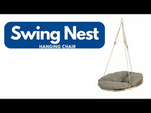 Load and play video in Gallery viewer, Swing Nest Hanging Chair Taupe
