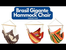 Load and play video in Gallery viewer, Brasil Gigante Café Hammock Chair
