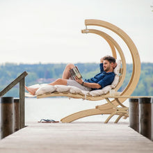 Load image into Gallery viewer, Amazonas Hammock Chair Swing Lounger Creme Set
