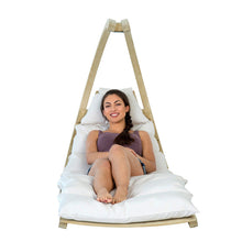 Load image into Gallery viewer, Swing Lounger Creme Set - Hammock Chair - Simply Hammocks
