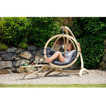 Load image into Gallery viewer, Globo Single Anthracite Hanging Chair - (Weatherproof) - Amazonas Online UK
