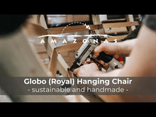 Load and play video in Gallery viewer, Globo Royal Taupe Double Seater Hanging Egg Chair (Weatherproof)

