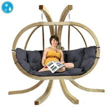 Load image into Gallery viewer, Globo Royal Double Seater Hanging Chair Set - Amazonas Online UK
